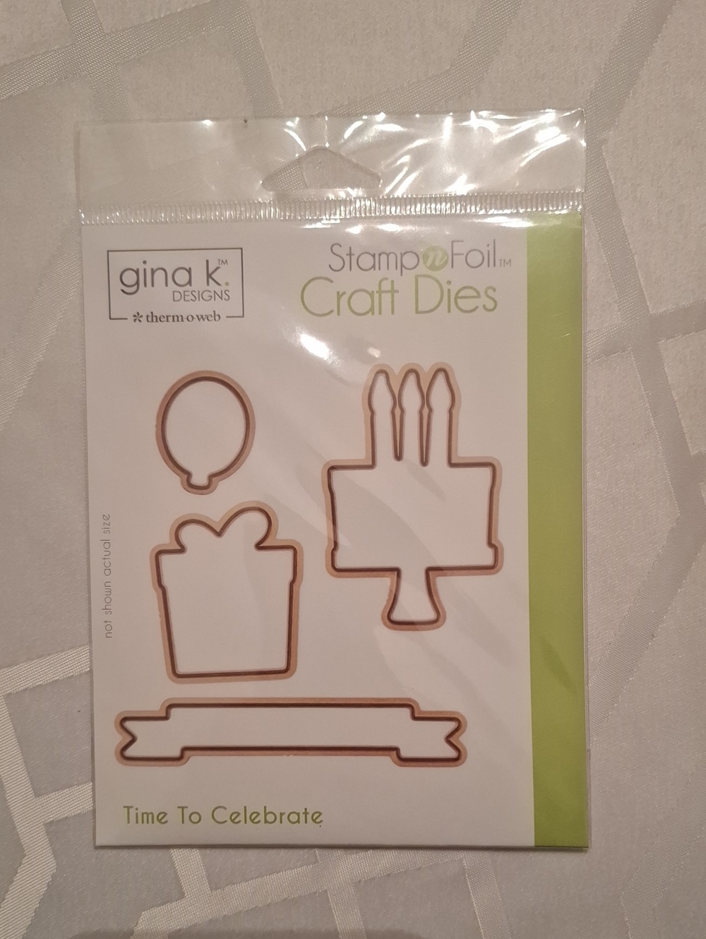 Time To Celebrate Craft Dies - No Stamps Included